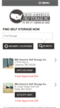 Mobile Screenshot of midamericaselfstorage.net